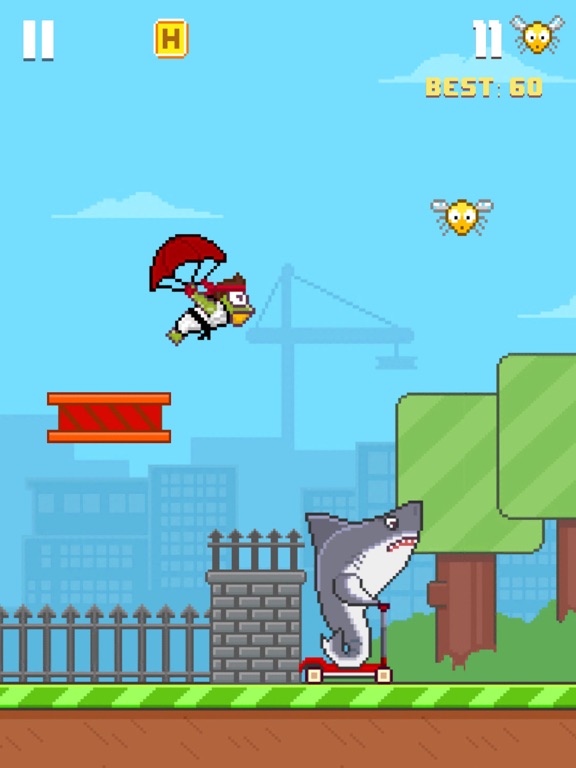 Screenshots of Hoppy Frog 2 - City Escape for iPad