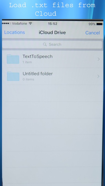 What does a text-to-speech converter do?