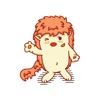 Puffy - A Furry Creature贴纸,设计:caroline G