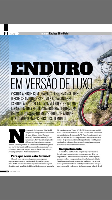 Revista Bike Magazine screenshot1