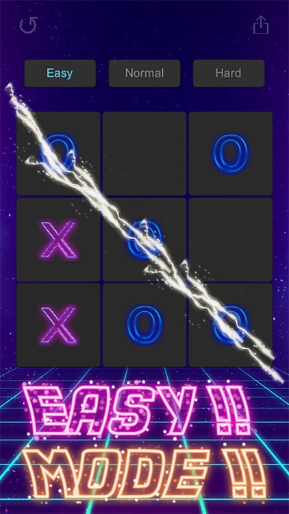 Tic Tac Toe Glow - 2 player classic puzzle game by Vanida Muengtha