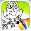 Owl Game - Owl Coloring Book madagascar red owl 