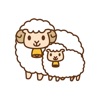 牧場貼紙可愛的動物