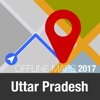 Uttar Pradesh Offline Map and Travel Trip Guide uttar pradesh map 