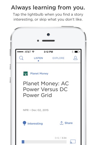 NPR One screenshot