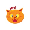 Стикеры Birly Si Kucing Periang от Zawara