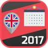 Bank Holidays - UK England and Wales 2017 holidays in 2017 