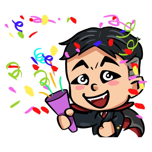 Pretty Vampire Animated Emoji Stickers by Carlos Solana Martinez