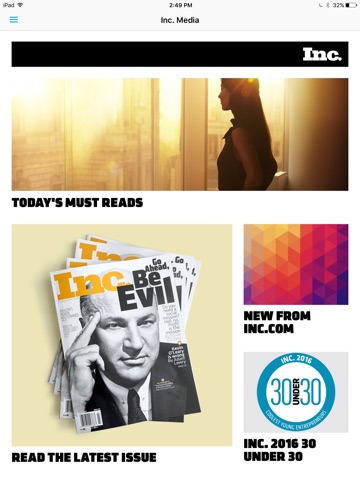 Скриншот из Inc. Must Reads: News, Features, & Inc. Magazine