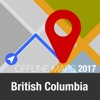 British Columbia Offline Map and Travel Trip Guide british columbia map 
