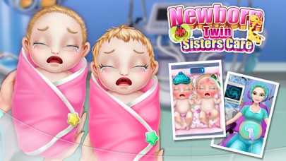新生児ツインシスターズケア - 楽しいゲーム screenshot1