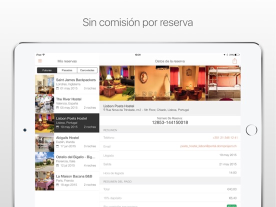 Captura de pantalla del iPad 5