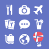 Tsugumi Inokuma - LETS Travel Norway! Norwegian Phrase Guide Book artwork