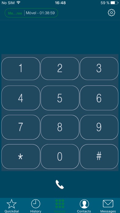 Captura de tela do iPhone 1