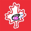 Give 'em a shout - Canada Stickers