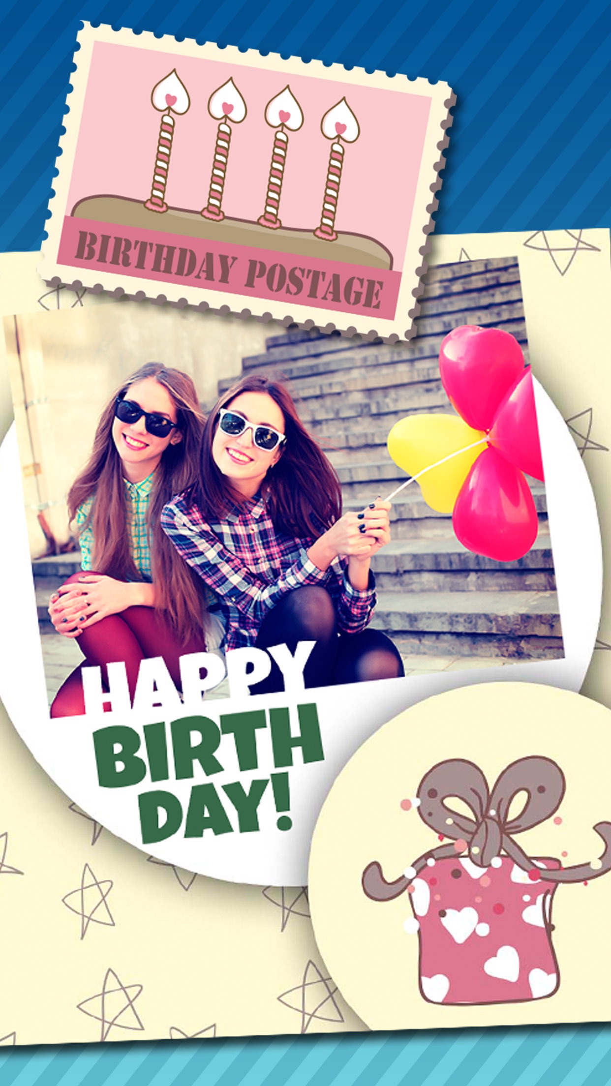 birthday greeting cards photo editor – pro