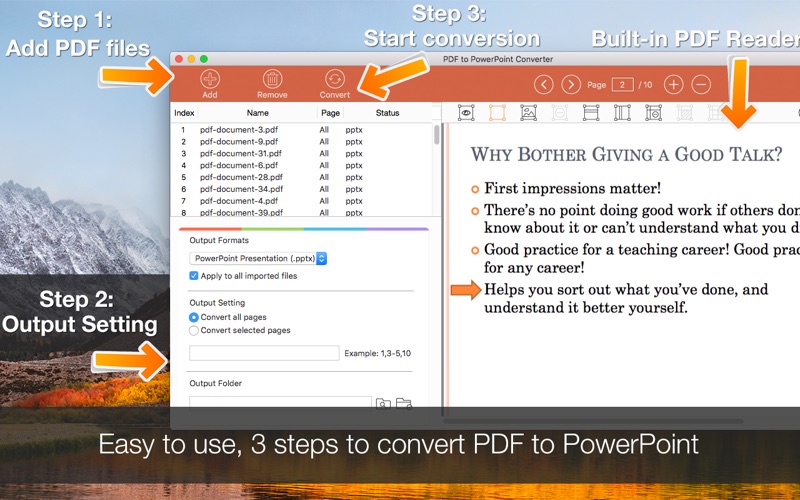 PDF to PowerPoint Converter 앱스토어 스크린샷