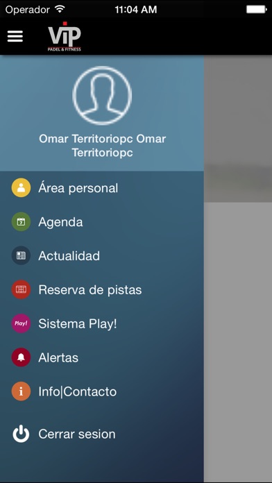 Captura de pantalla del iPhone 2