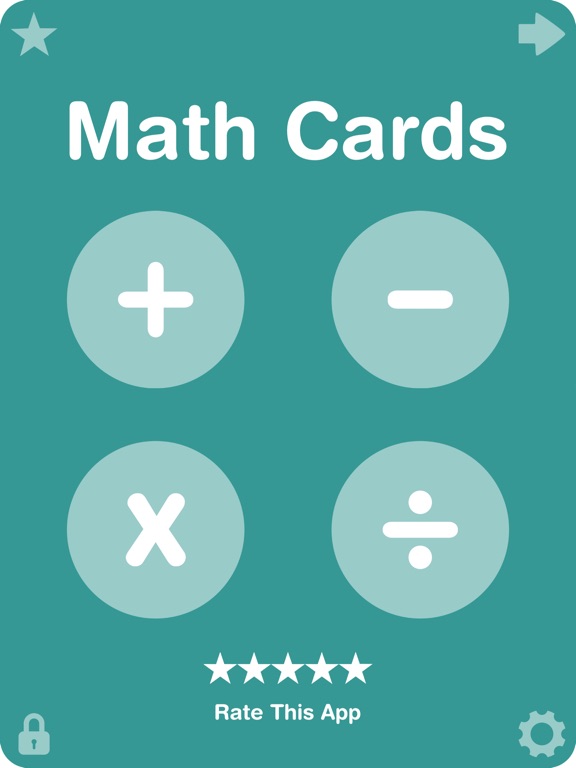 my math flash cards app
