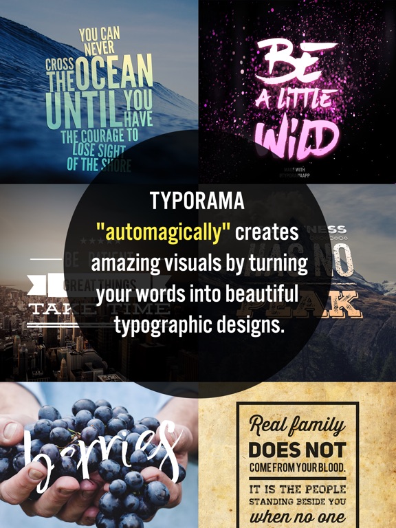 Screenshots of Typorama - Text on Photo Editor, Typography Maker for iPad