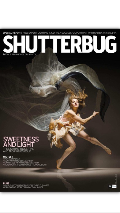 Shutterbug Magazine review screenshots