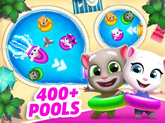 Screenshots of Talking Tom Pool for iPad