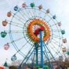 Theme Park Fun Swings Ride In Amusement Park amusement park physics 