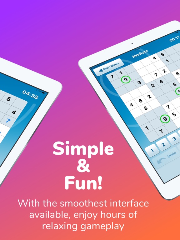 Screenshots of Sudoku :) for iPad
