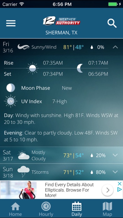 KXII Weather Authority Appのおすすめ画像4
