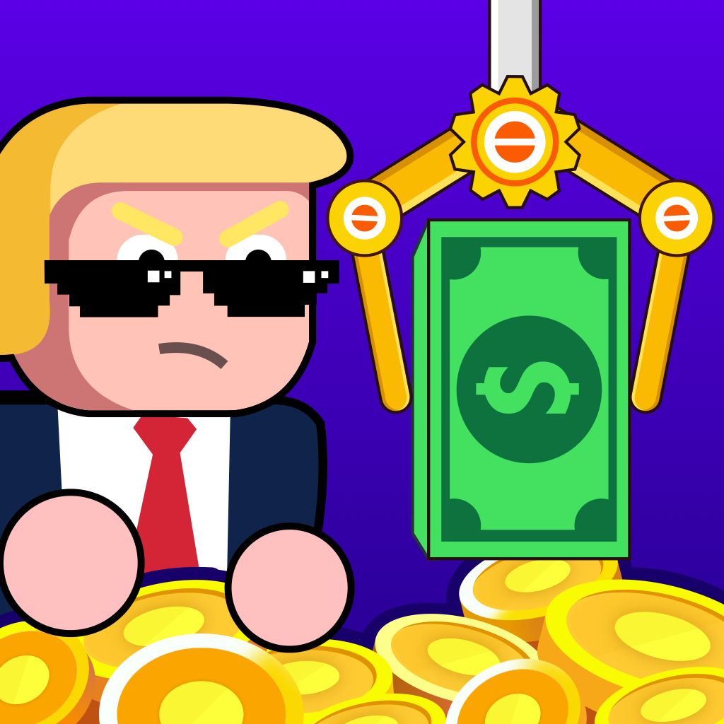 Make Money - Donald's coins, idle & click game App Icon
