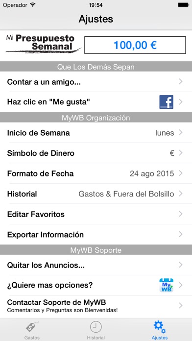 Captura de pantalla del iPhone 4
