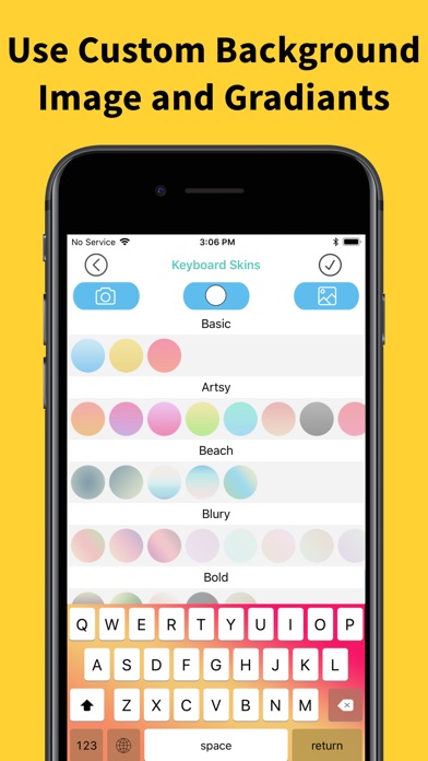 Screenshots of Font Changer - Color Keyboard Themes & Custom Fonts Keyboard for iPhone