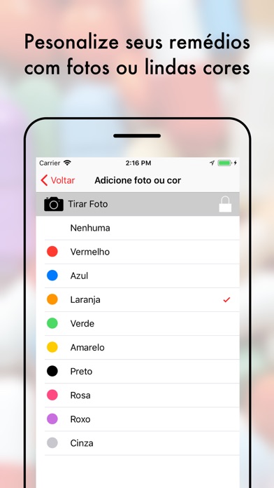 Captura de tela do iPhone 5