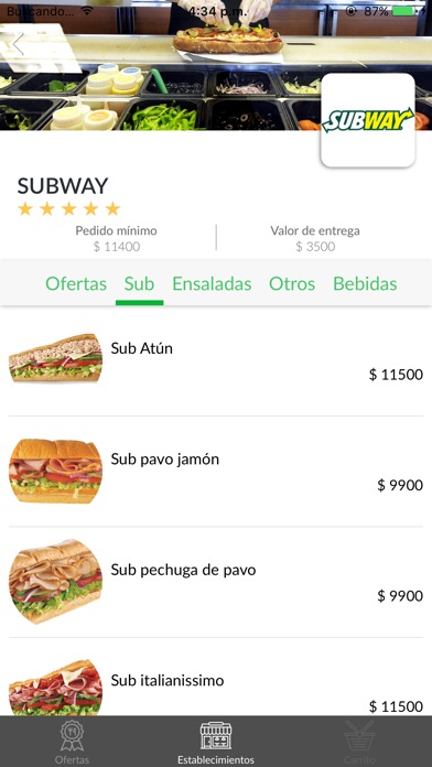Captura de pantalla del iPhone 2