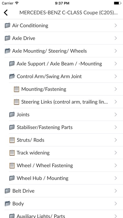 Car Parts for Mercede... screenshot1