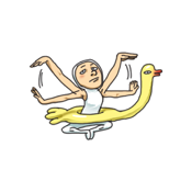 Swan Man Sticker app review