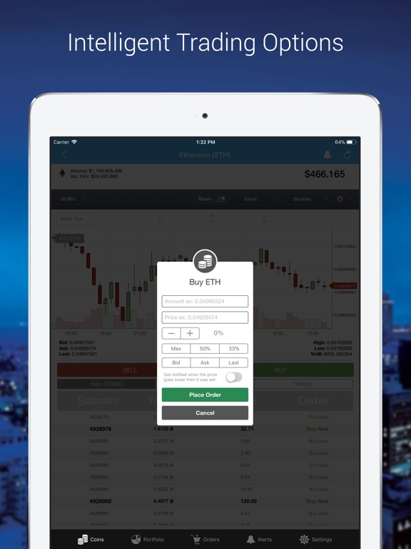bitcoin cash trading app