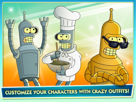 Screenshots of Futurama: Worlds of Tomorrow for iPad