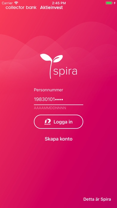iPhone-skärmavbild 1