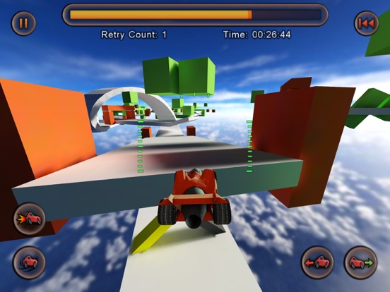 Screenshots of Jet Car Stunts Lite for iPad