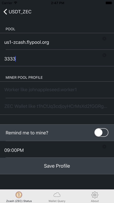 ZCash Miner (ZEC) - C... screenshot1