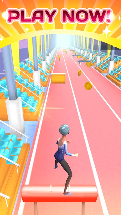 Screenshots of American Gymnastics Girly Girl Game - All Fun Little Teenage Kids Gym Games For Free for iPhone