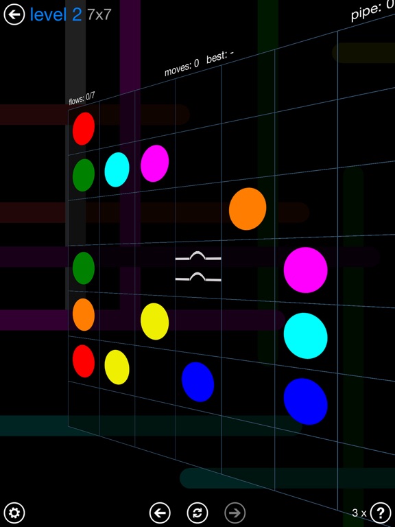 Screenshots of Flow Free: Bridges for iPad