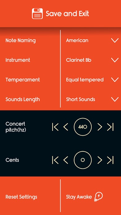 Clarinet Tuner screenshot1