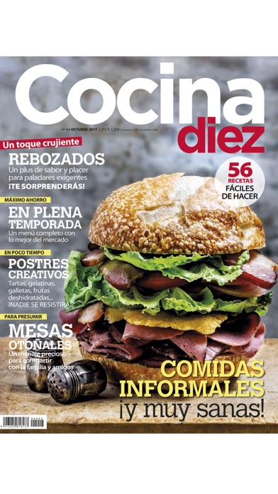 COCINA DIEZ Revista screenshot1