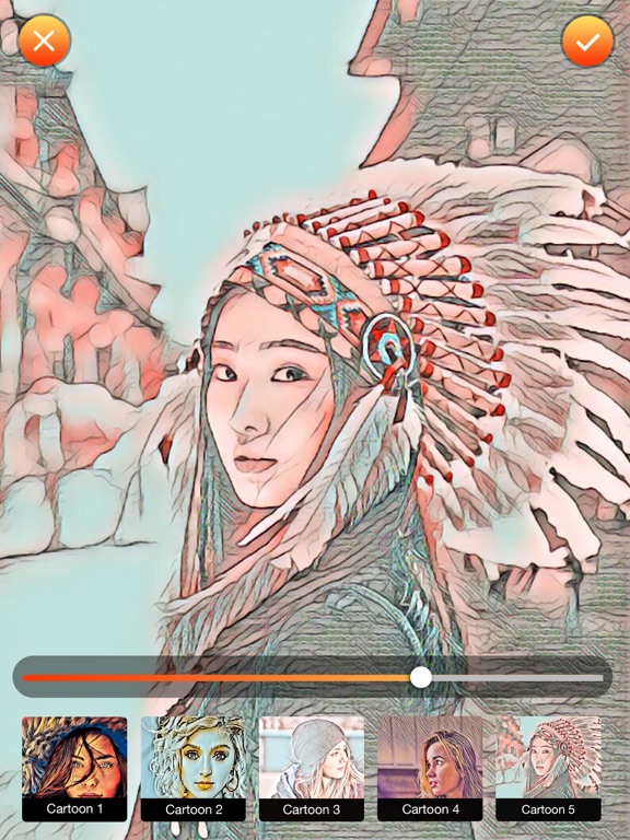 Screenshots of Cartoon Photo Editor-Comic FX for iPad