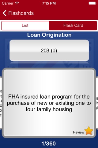 Loan Origination Flashcards screenshot