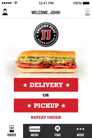Jimmy John’s Sandwiches screenshot