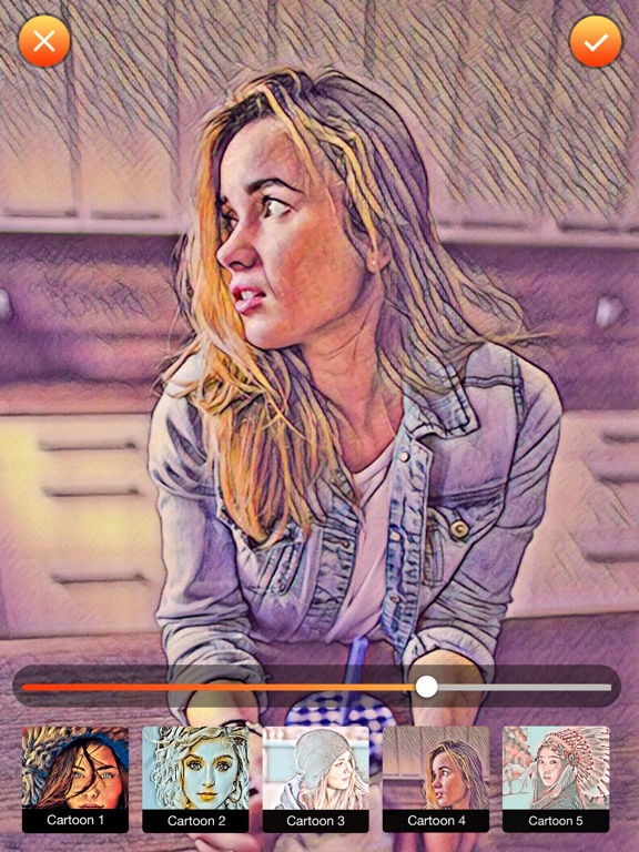 Screenshots of Cartoon Photo Editor-Comic FX for iPad