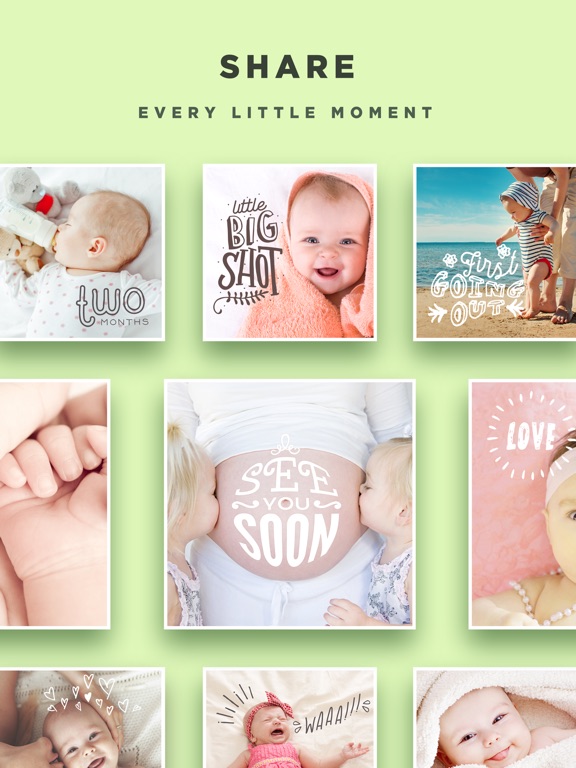 Screenshots of Baby Story - Pregnancy Pics Baby Milestones Photo for iPad